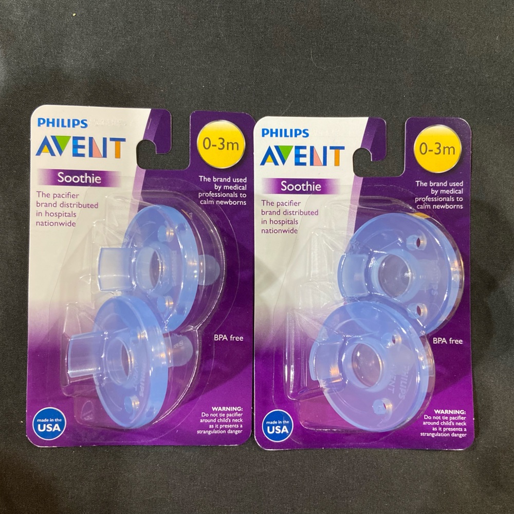 Philips Avent: Soothie (0-3 Months) x4 (NIB)